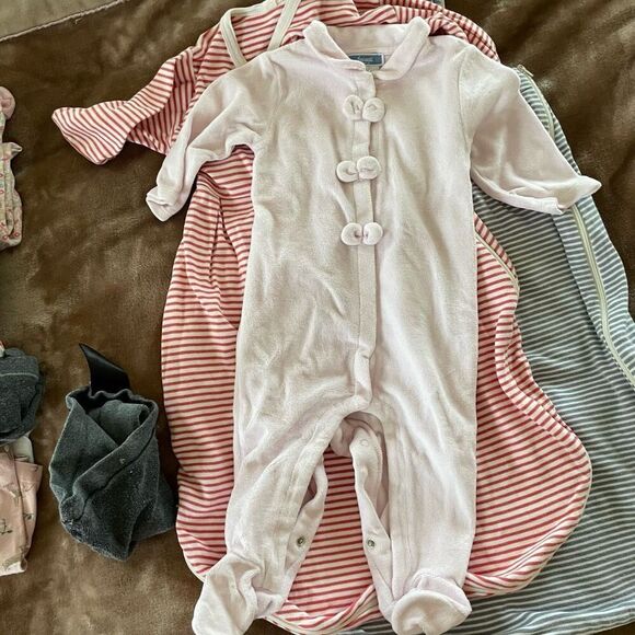 Exclusive Lot of 9 Baby Girl Winter Clothes Size 3-6 Months - Picture 7 of 16